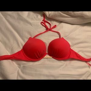 Victoria’s Secret red push up swimsuit top